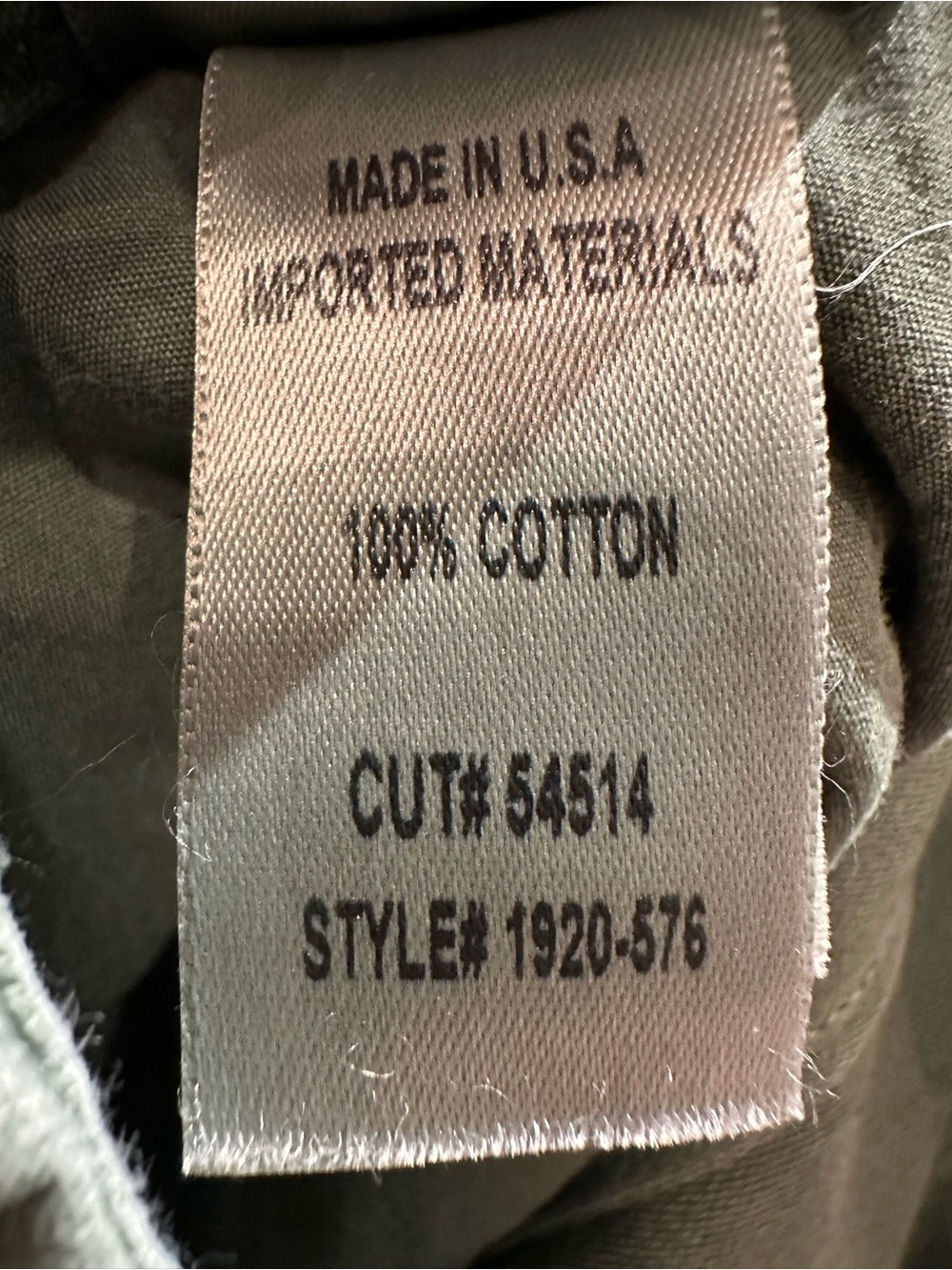 CITIZENS OF HUMANITY Khaki Wide-Legged Cargo Pants - Picture 9 of 9